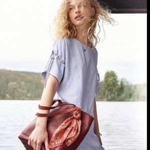 Madewell Sheath Dress Size XS Light Blue